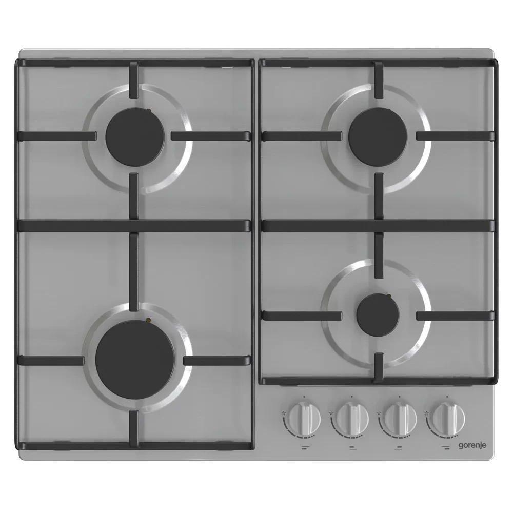 Поверхность газовая Gorenje G640EX (Essential / нерж / нержавеющая сталь / эмаль / XtraSurface)-2
