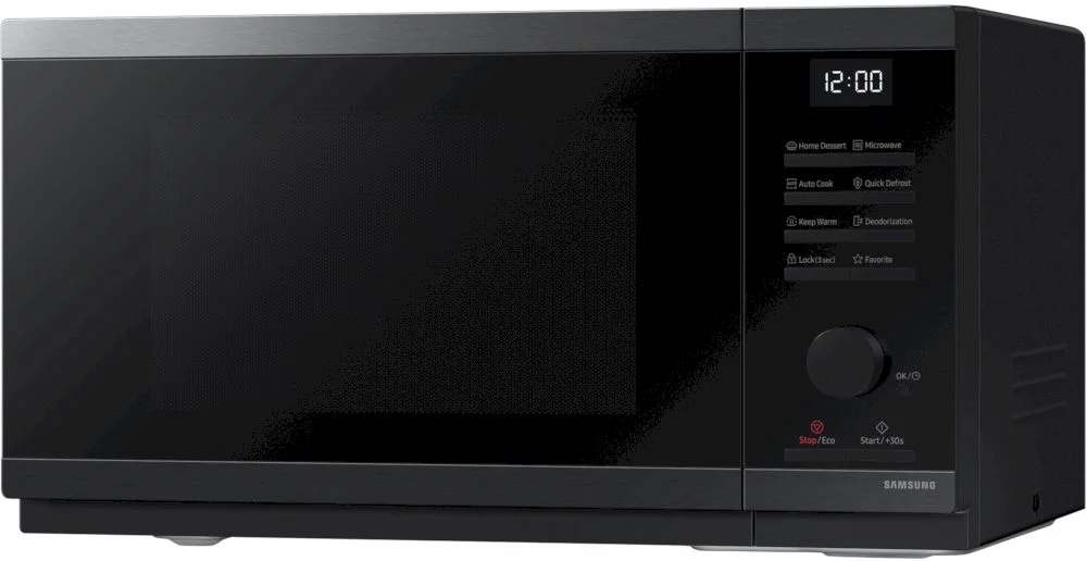 Микроволновая печь Samsung MS23DG4504GGE2 (23 л, 800 Вт, переключатели поворотный механизм, кнопки, дисплей, черный)-2