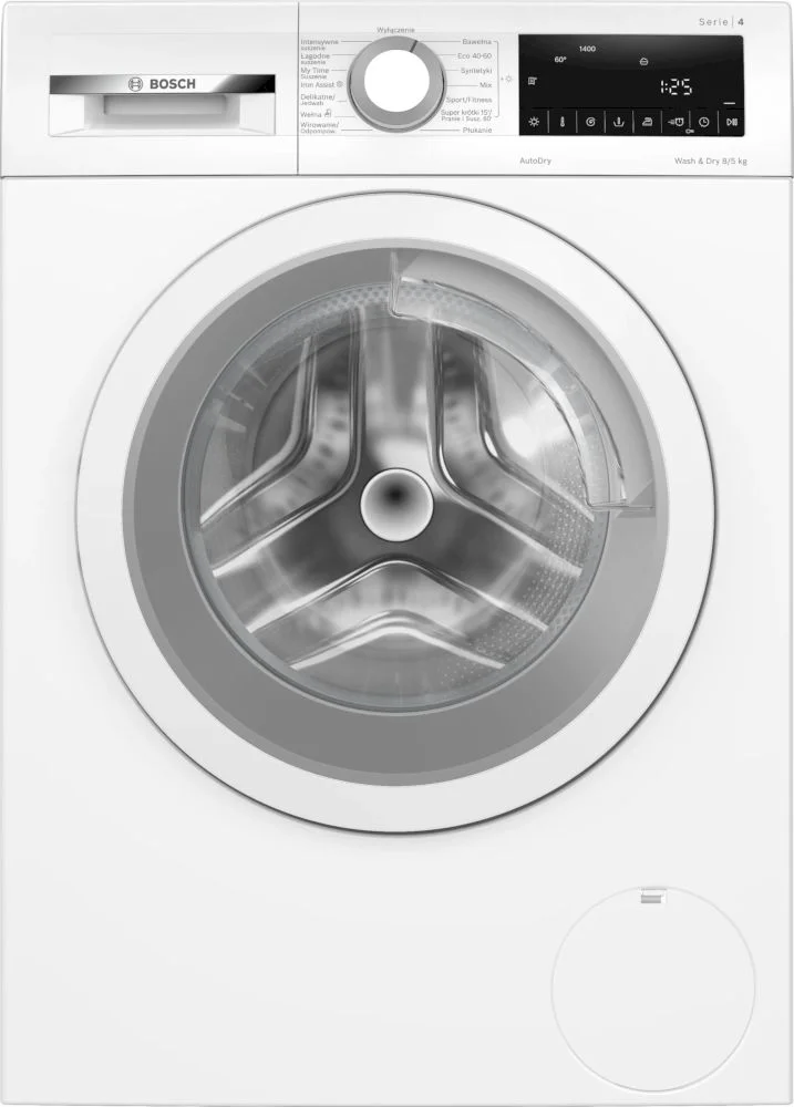 Стирально-сушильная машина Bosch WNA13401PL (Serie4 / 59-63см / 8/5кг /1400об / пар /SpeedPerfect / ActiveWater Plus / EcoSilence Drive / A+)-0