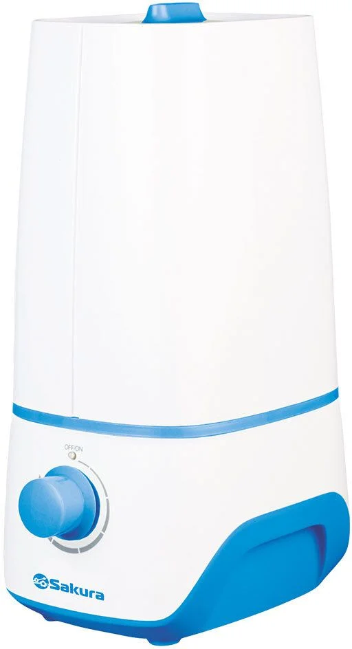 Увлажнитель воздуха Sakura SA-0609WBL (ультразвуковой / 18 Вт / 18 м² / 2 л / 250 мл/ч / белый) -0