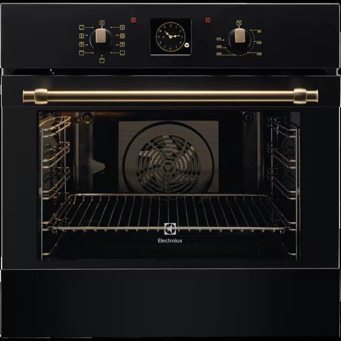 Духовой шкаф Electrolux EOB3400BOR (SurroundCook 600 / 72 л / до 275°C / Чёрный / AquaClean / боковые. напр.)-0