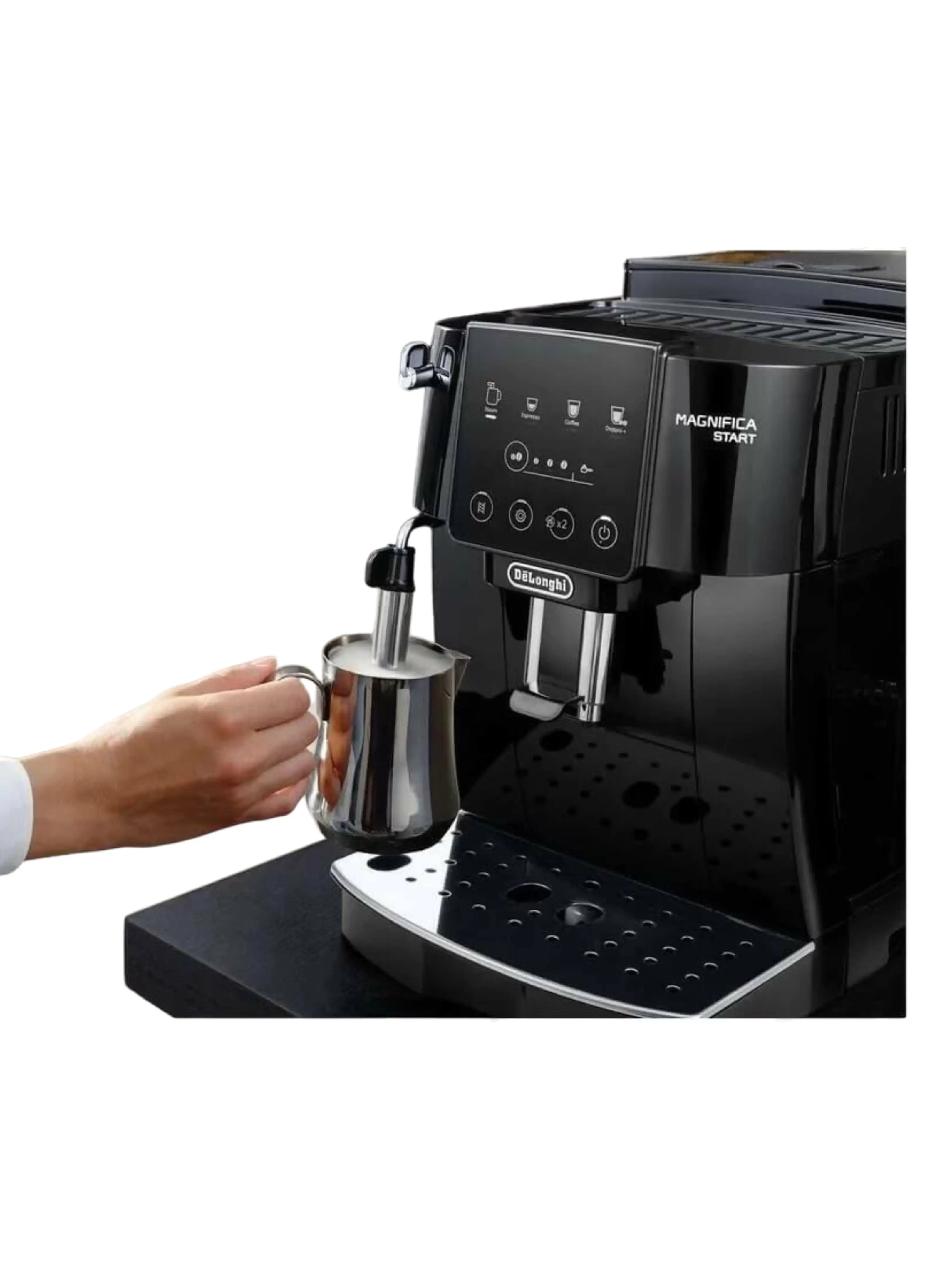 Кофемашина DeLonghi Magnifica Start ECAM220.21.B (кофе зерновой, молотый/ 1450 Вт/ 1.8 л/ капучинатор/ 3 напитка)-3