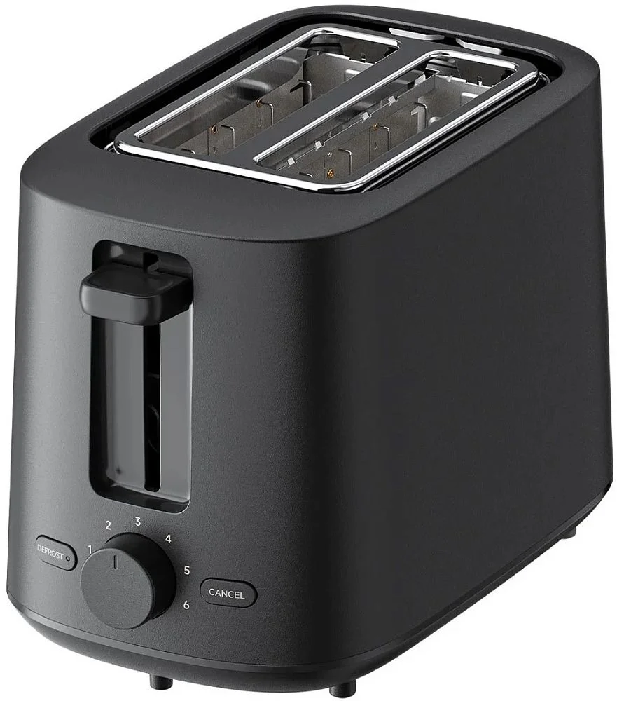 Тостер Xiaomi Toaster, черный (6 степеней обжаривания, функция размораживания) (BHR8811EU)-0