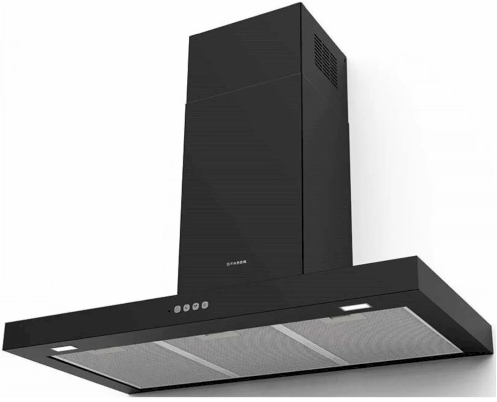 Вытяжка каминная Faber STILO COMFORT BK MATT A60 (690 м³/ч / 250 Вт / LED освещение 2 x 3 Вт / ширина - 59.8 см / Матовый чёрный)-0