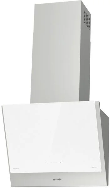 Вытяжка наклонная Gorenje WHI6SYW (Simplicity 2.1 / 650 м³/ч / 260 Вт / LED освещение AdaptLight 2x3 Вт / ширина - 59. см / белое стекло)-0