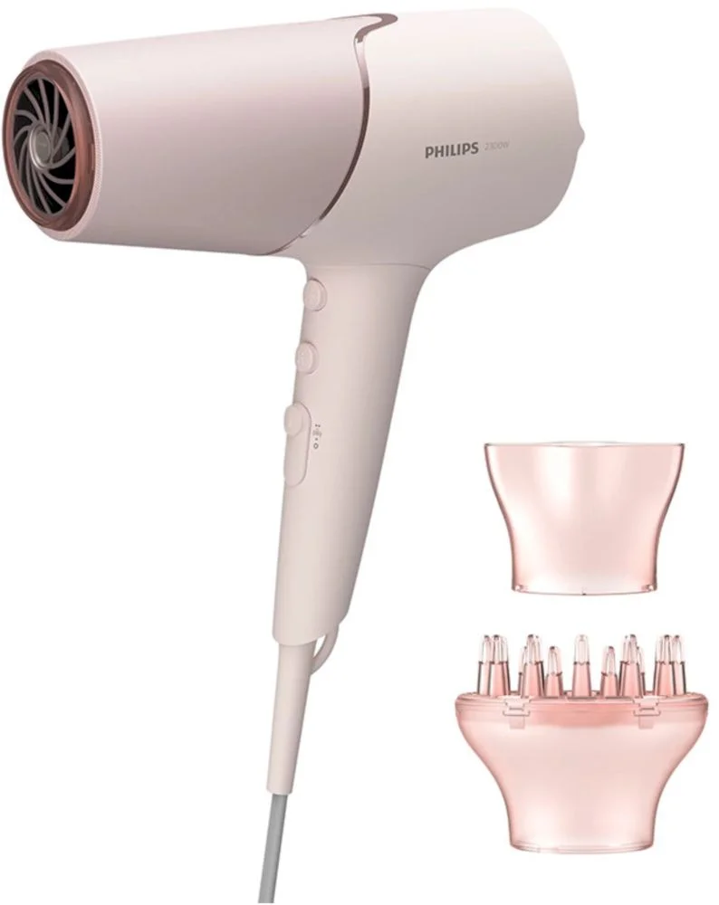Фен Philips BHD530/00 (полноразмерный / 2300 Вт / 3 режима / холодный воздух / генератор ионов/ шнур - 1,8 м / диффузор)-1