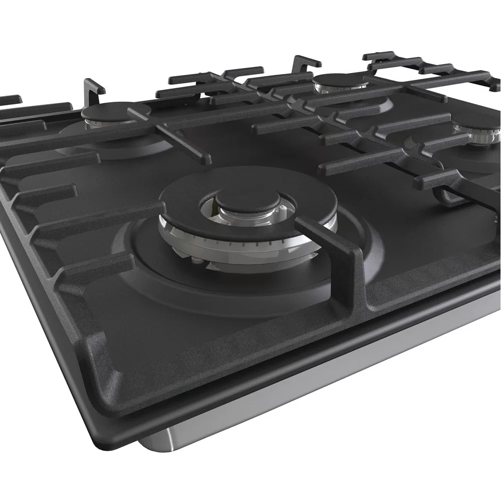 Поверхность газовая Gorenje GW642CLB (Classico / черный / нержавеющая сталь / чугун / WOK)-4