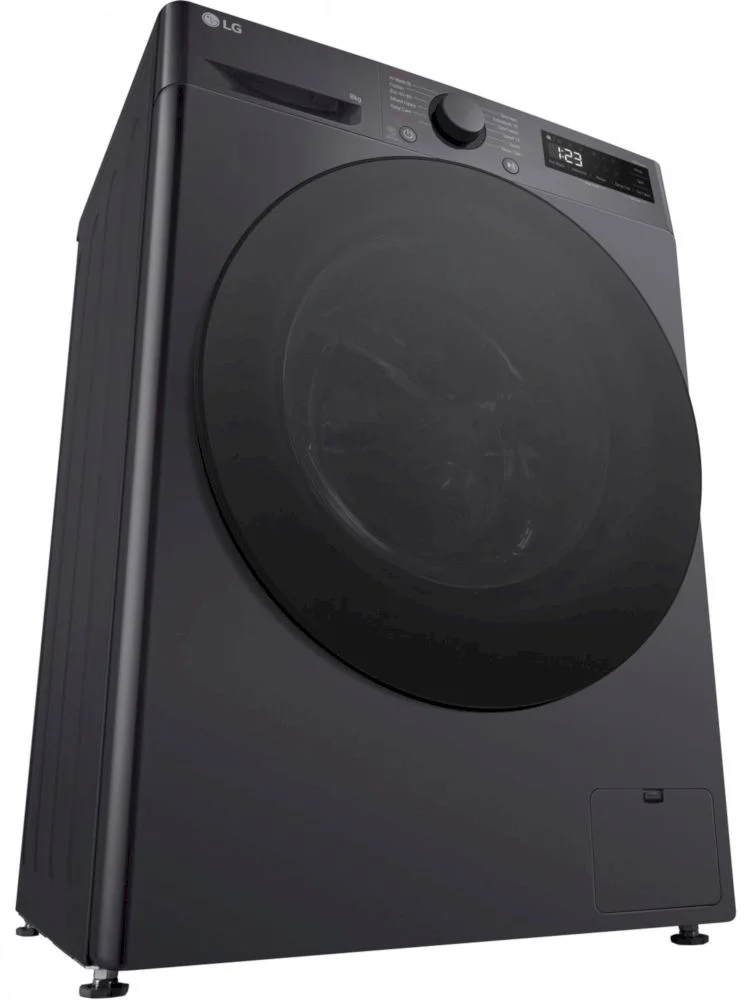 Стиральная машина LG F2WR508S2M (47.5см / 8кг / 1200об / пар / добавление белья / AI DD ™ / Smart Diagnosis / Inverter Direct Drive / A+++ / Чёрная)-12
