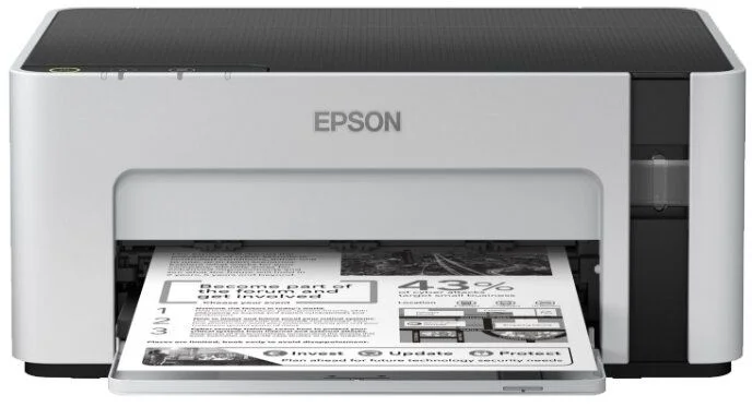 Принтер EPSON M1120 /стр.ч-б/A4/СНПЧ/USB Картриджи C13T01L14A/C13T03P14A-0