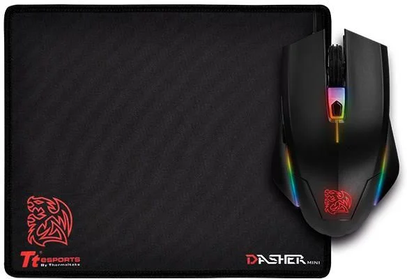 Беспроводная игровая мышь Thermaltake Talon Elite, (3200 dpi + Ковер), Черная -0