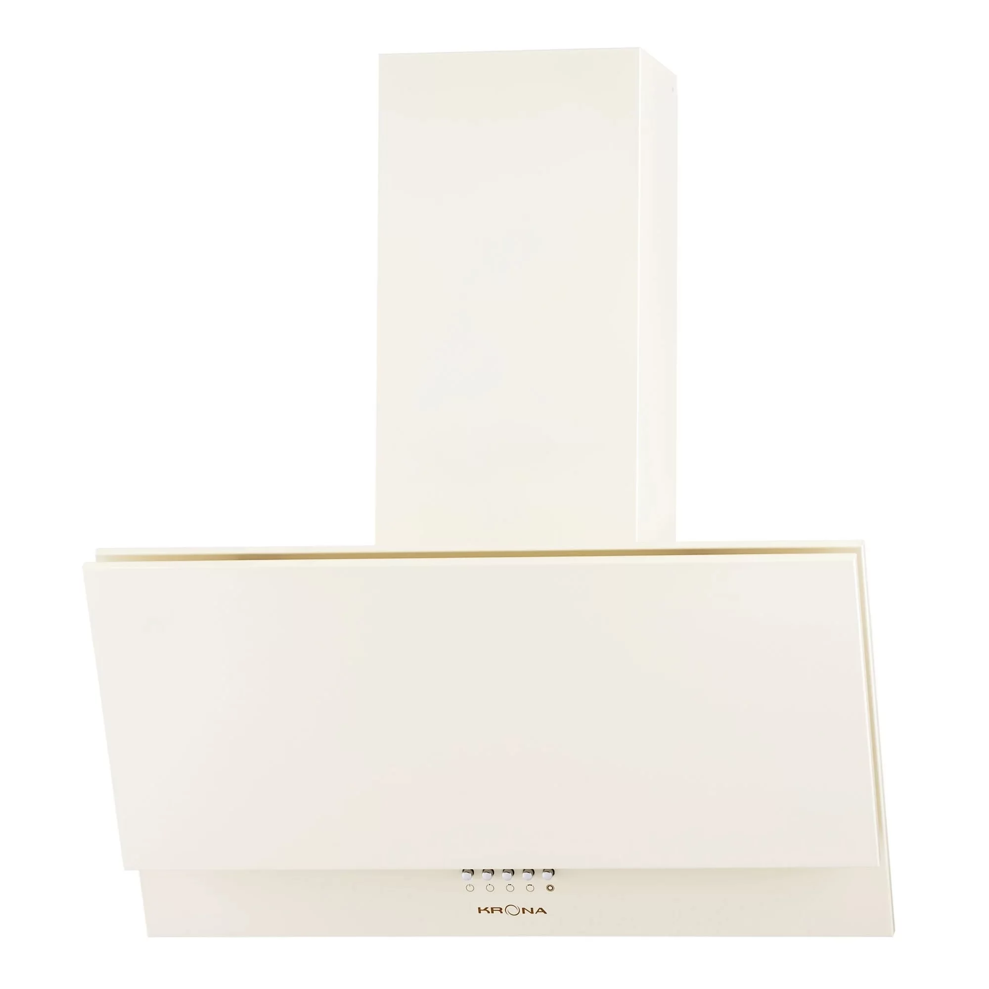 Вытяжка наклонная KRONA Olly 600 ivory PB (575 м³/ч / 65 Вт / Светодиодное освещение 2x1 Вт / ширина - 59.6 см / Слоновая кость / металл)-0