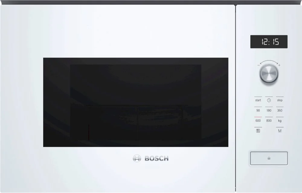 Микроволновая печь встраиваемая Bosch BFL524MW0 (Serie6 / белый / 20л / ширина - 59,4 см / 800Вт / Autopilot7)-0
