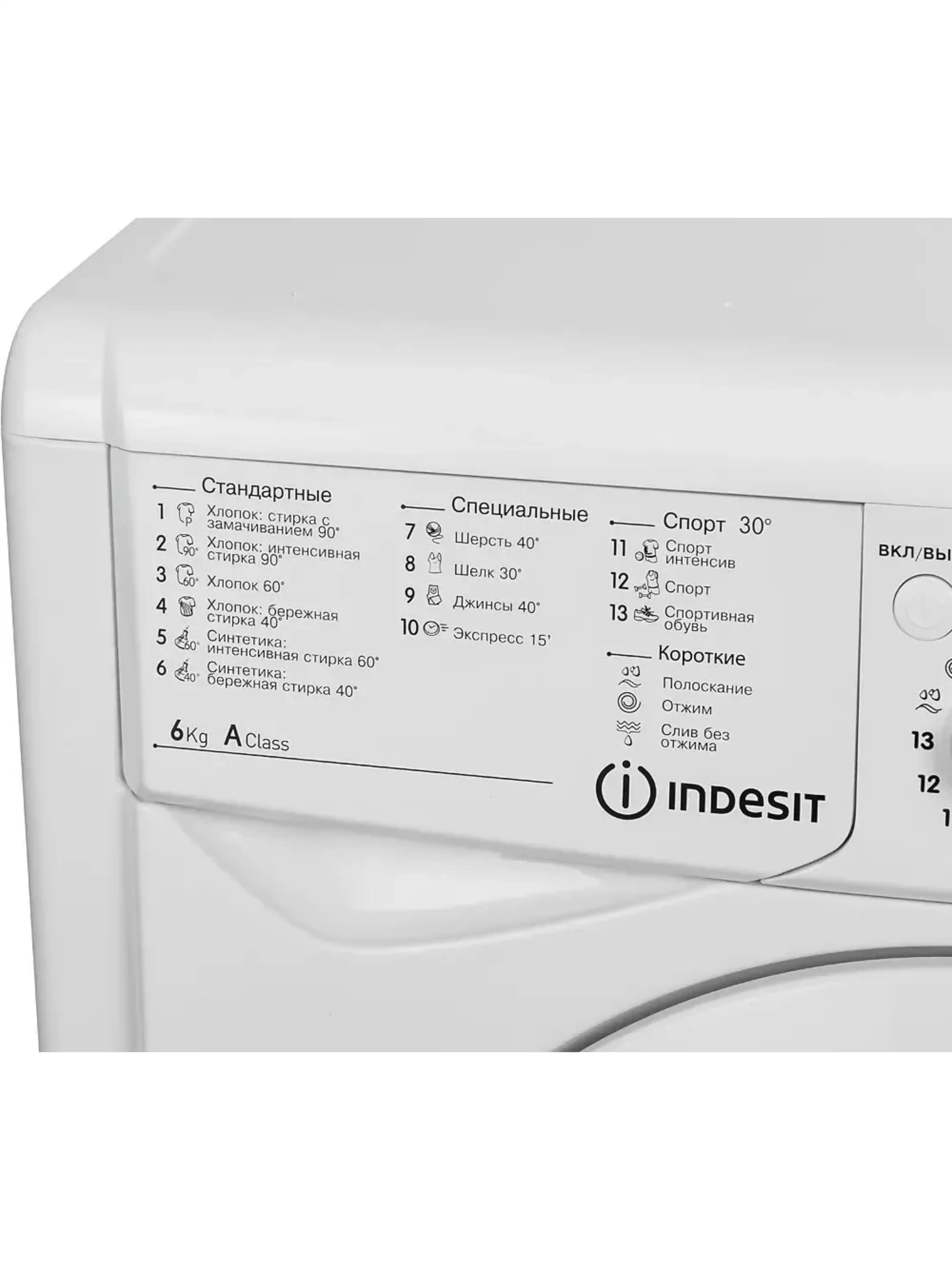 Стиральная машина Indesit IWSC 6105 (CIS) (42 см / 6кг / 1000об / Eco Time / A)-2