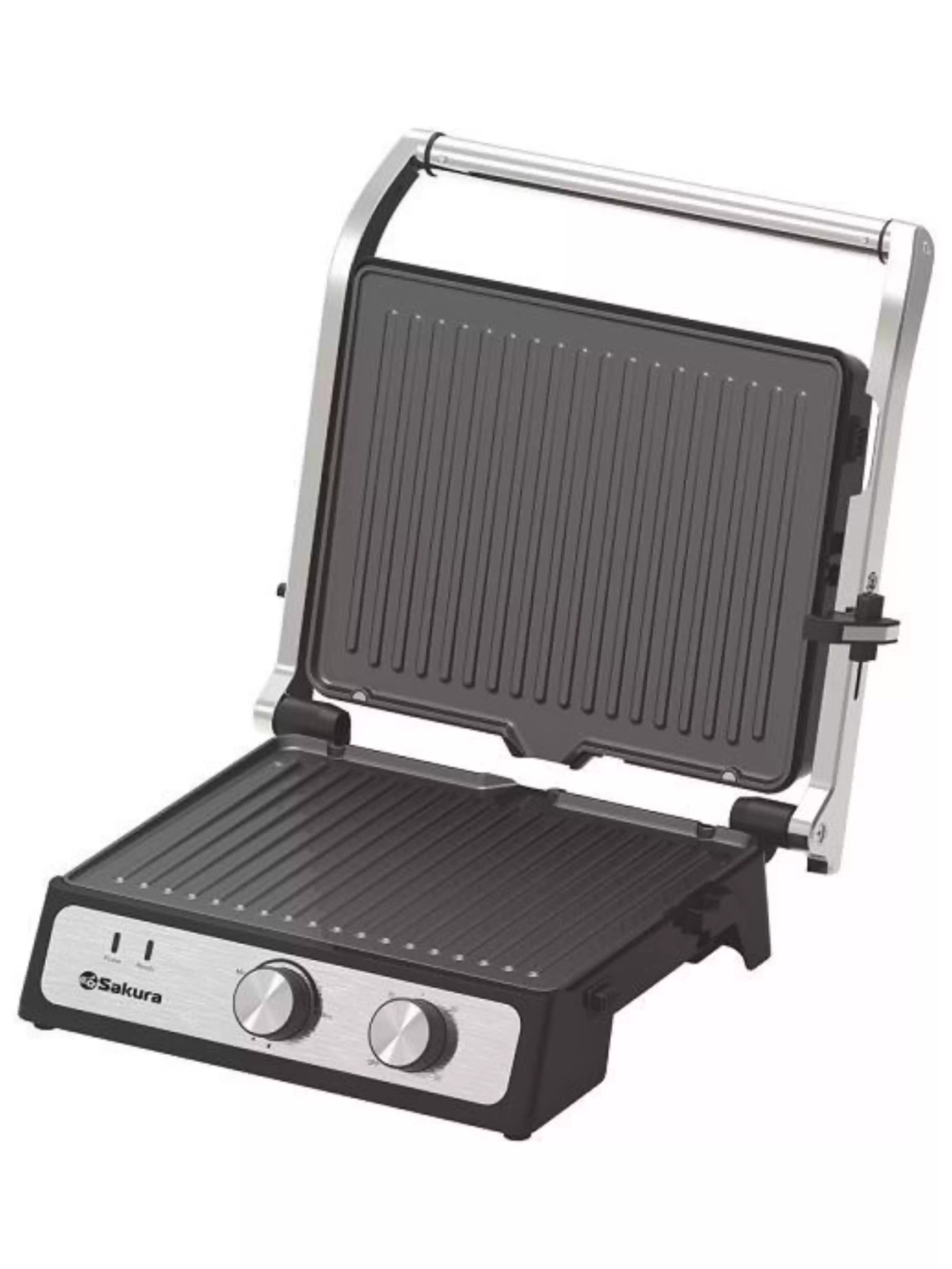 Гриль Sakura SA-7667 (2000 Вт / 220°C / 29,4x24,3 см)-0