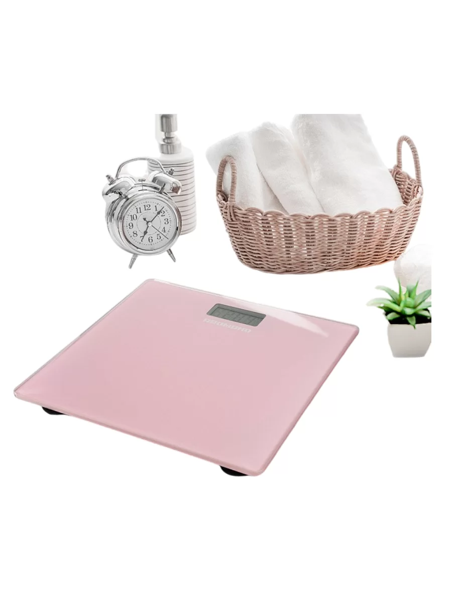 Весы электронные напольные Redmond RS-757, Розовый  (180 кг)-6