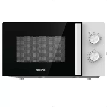 RFB Микроволновая печь Gorenje MO20E1WH (Essential / 20 л, 800 Вт, переключатели поворотный механизм, белый/черный)-0