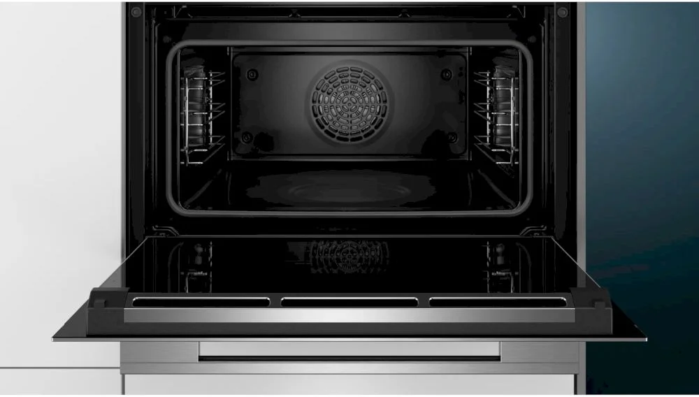 Духовой шкаф-пароварка Siemens CS636GBS2 (iQ700 / 47 л / до 250 °C / Нерж. / Резервуар для воды - 1 л / Сенсорный дисплей)-2