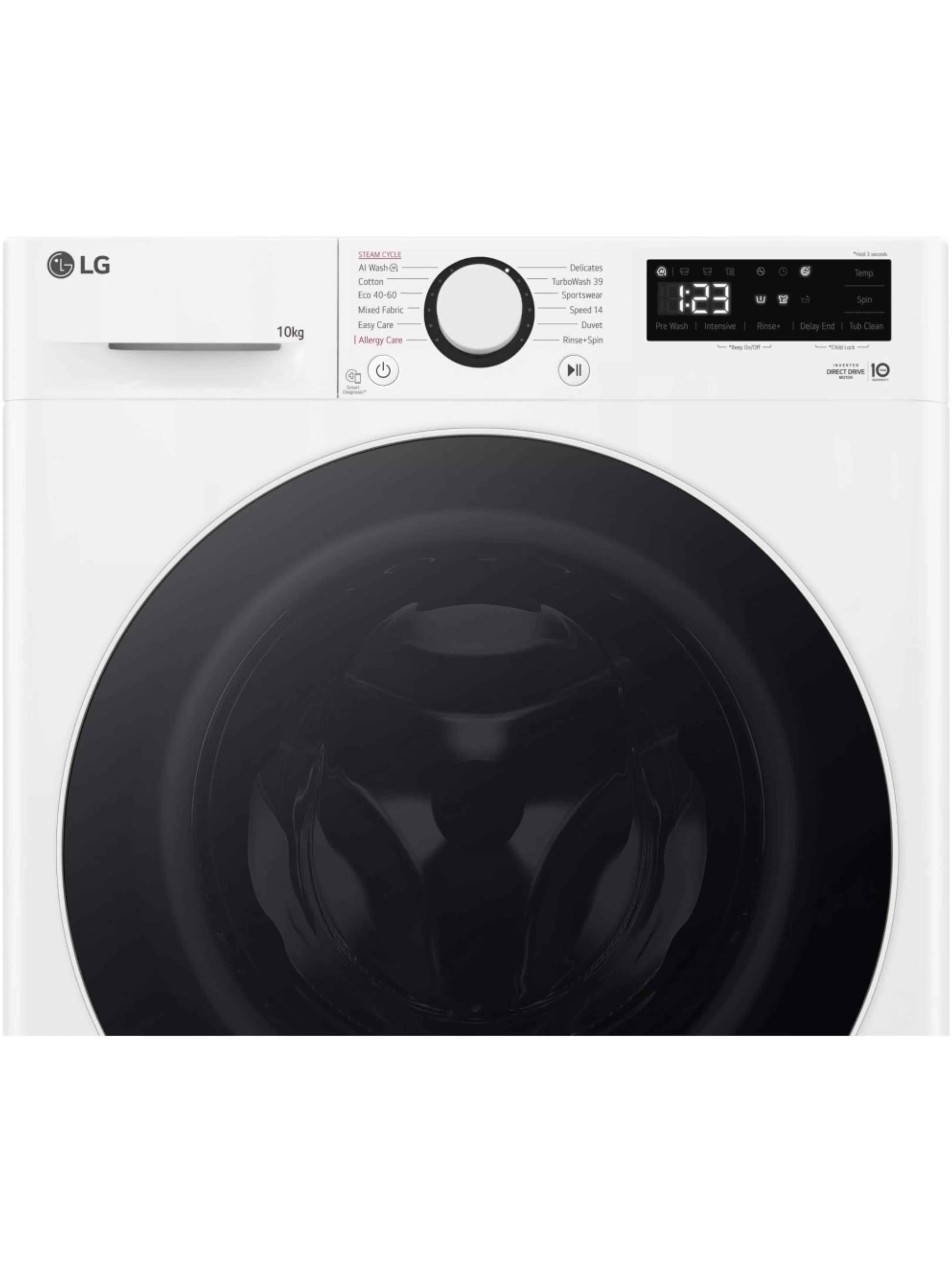 Стиральная машина LG F4WR510S0W (56,5см / 10кг / 1400об / пар / AI DD / Steam / Smart Diagnosis / Inverter Direct Drive / A+++)-5