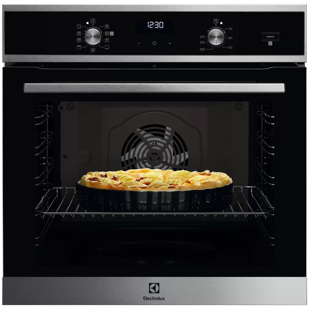 Духовой шкаф Electrolux EOD5F71X (SteamBake 600 / 72л / до 275°C / Чёрный+нерж. сталь / Катализ / телескоп. напр. x1)-0
