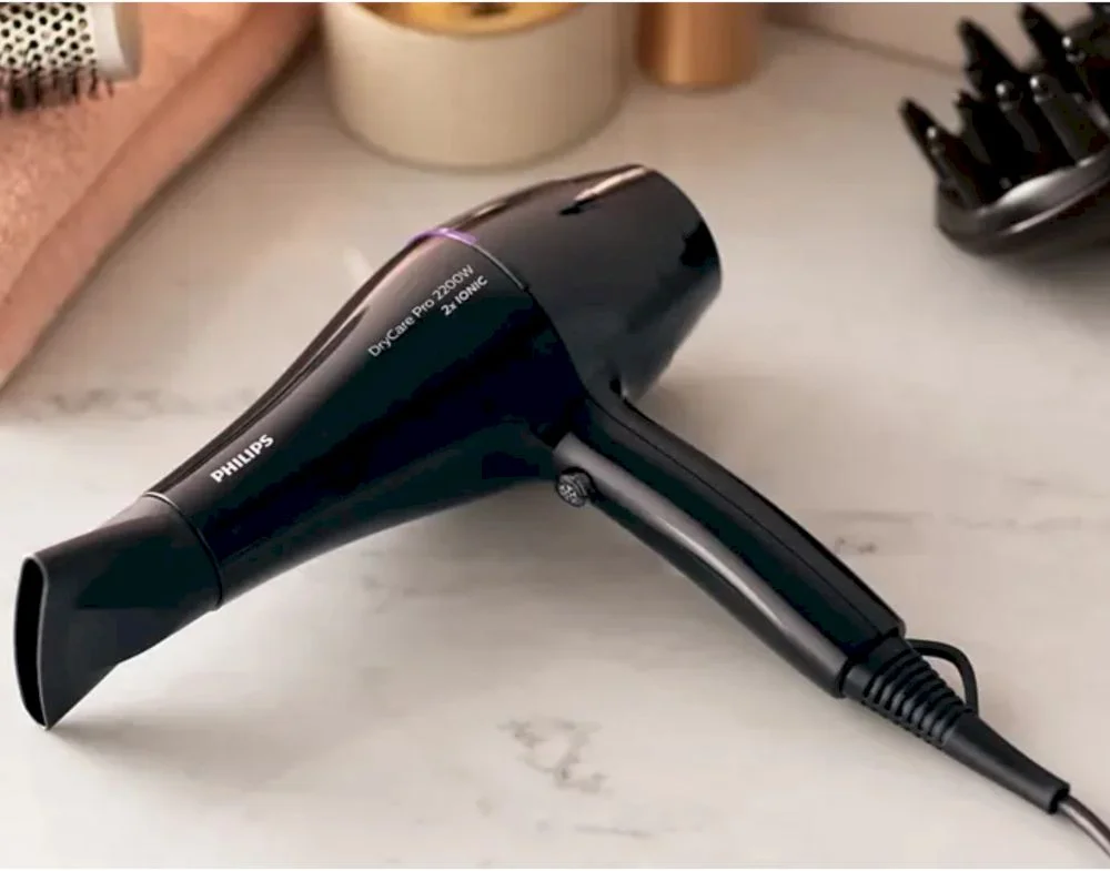 Фен Philips BHD274/00 (полноразмерный / 2200 Вт / 3 режима / холодный воздух / шнур - 2 м / AC мотор/ диффузор)-7