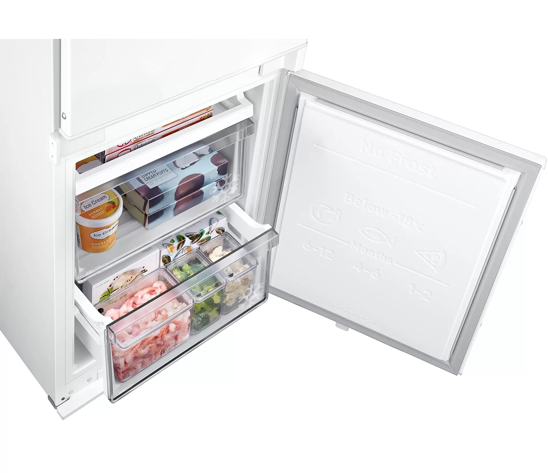 Холодильник встраиваемый Samsung BRB80F26CES0 (Объем - 267л /Высота - 177.5см/Слайд. крепл. фасадов/ Metal Cooling/ Mono Cooling / Wi-Fi / NoFrost)-9