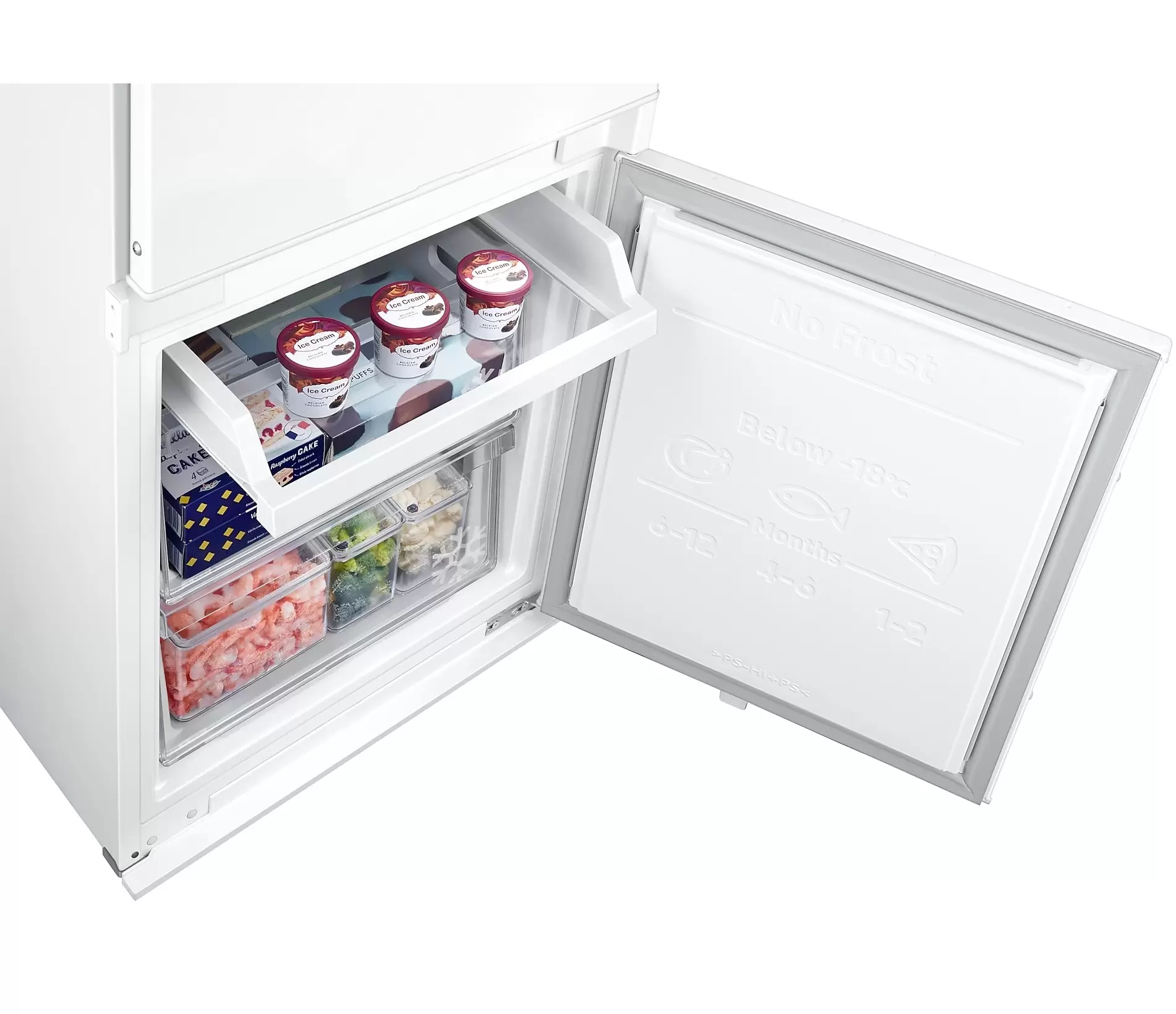 Холодильник встраиваемый Samsung BRB80F26CES0 (Объем - 267л /Высота - 177.5см/Слайд. крепл. фасадов/ Metal Cooling/ Mono Cooling / Wi-Fi / NoFrost)-10