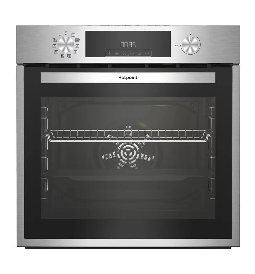 Духовой шкаф Hotpoint FE8 824 H IX (72 л / до 280°C / Нерж. сталь / Гидролитическая очистка / Гриль / Съемные направляющие / А+)-0