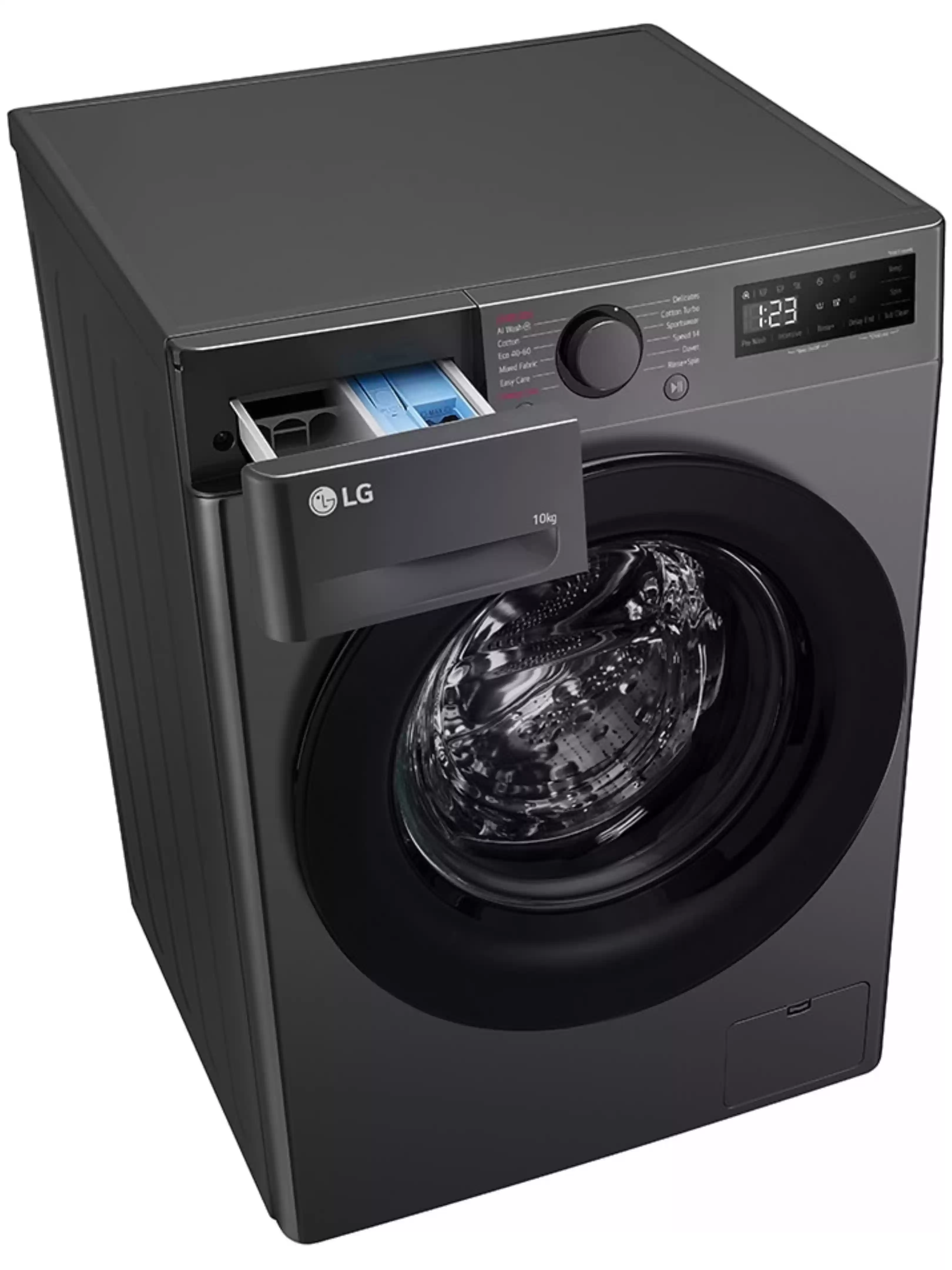 Стиральная машина LG F4WR510SBM (56,5см / 10кг / 1400об / пар / AI DD / Steam / Smart Diagnosis / Inverter Direct Drive / A+++ / Чёрная)-8