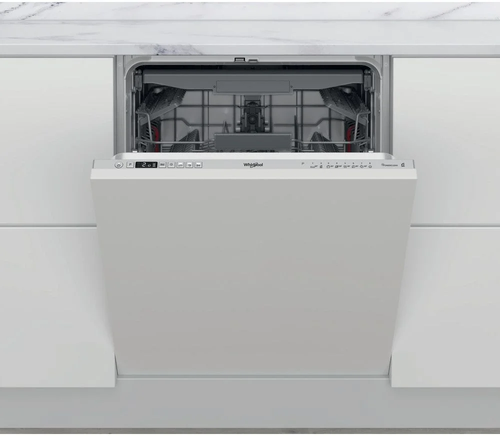 Машина посудомоечная встраиваемая 60 см Whirlpool WIC 3C34 PFE S (14 комплектов / 3 полки / расход воды - 9,5 л / Луч на полу / А++)-0