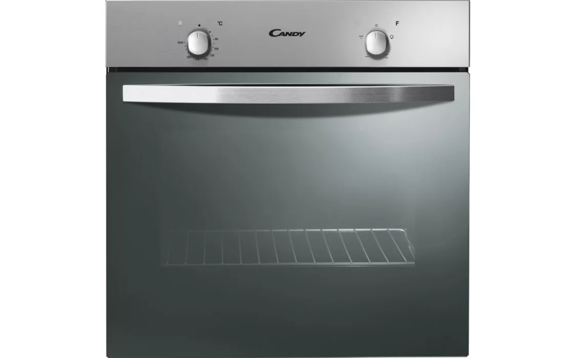 Духовой шкаф Candy FCS100X (Smart / 71 л / до 245 °C / Нерж. сталь, эмаль / Гриль / Рельефные направляющие / A)-0
