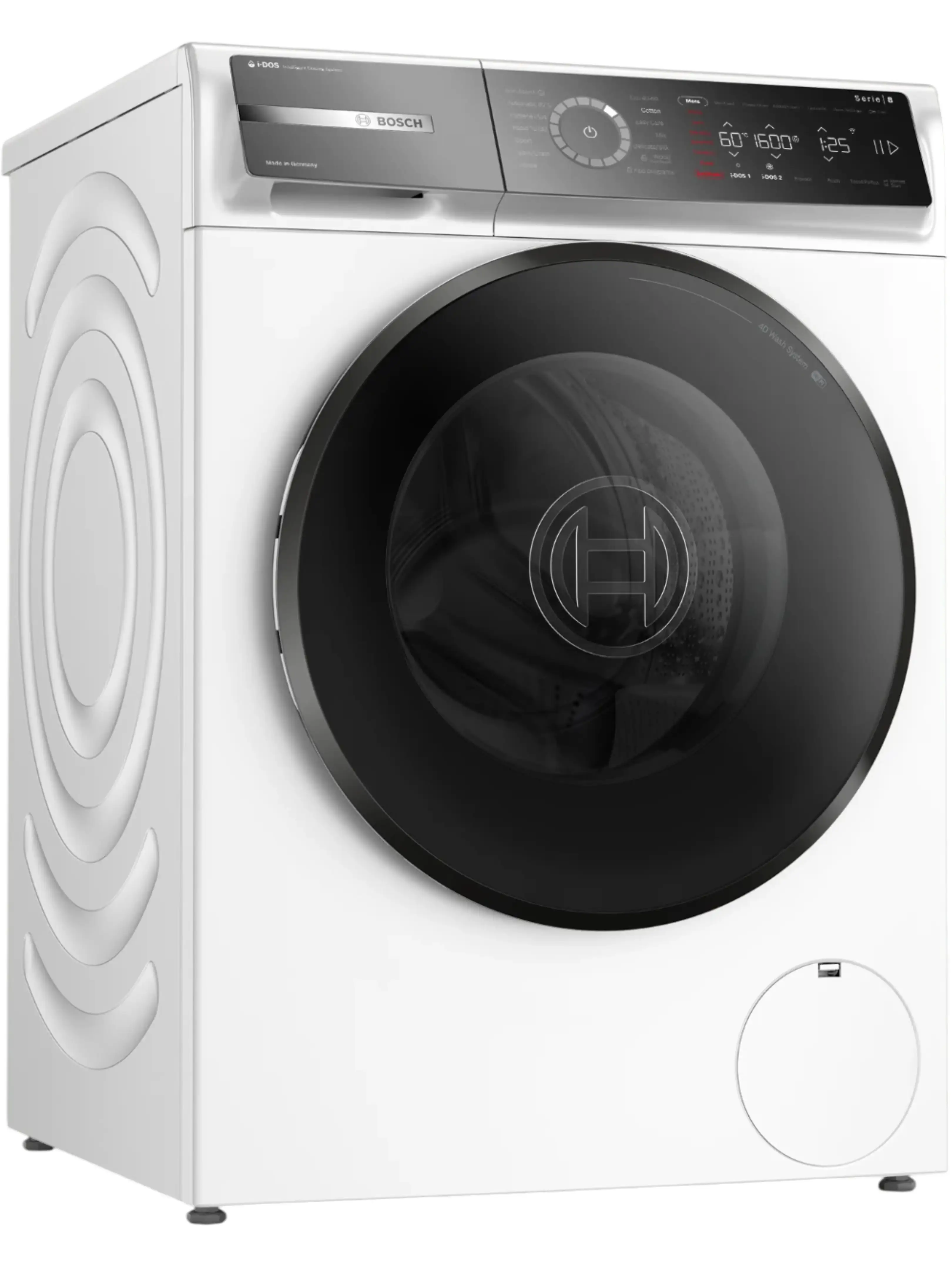 Стиральная машина Bosch WGB256A1SN (Serie8 / 59-64,8см / 10кг / 1600об / пар / i-DOS / SpeedPerfect / ActiveWater Plus / A+++)-1