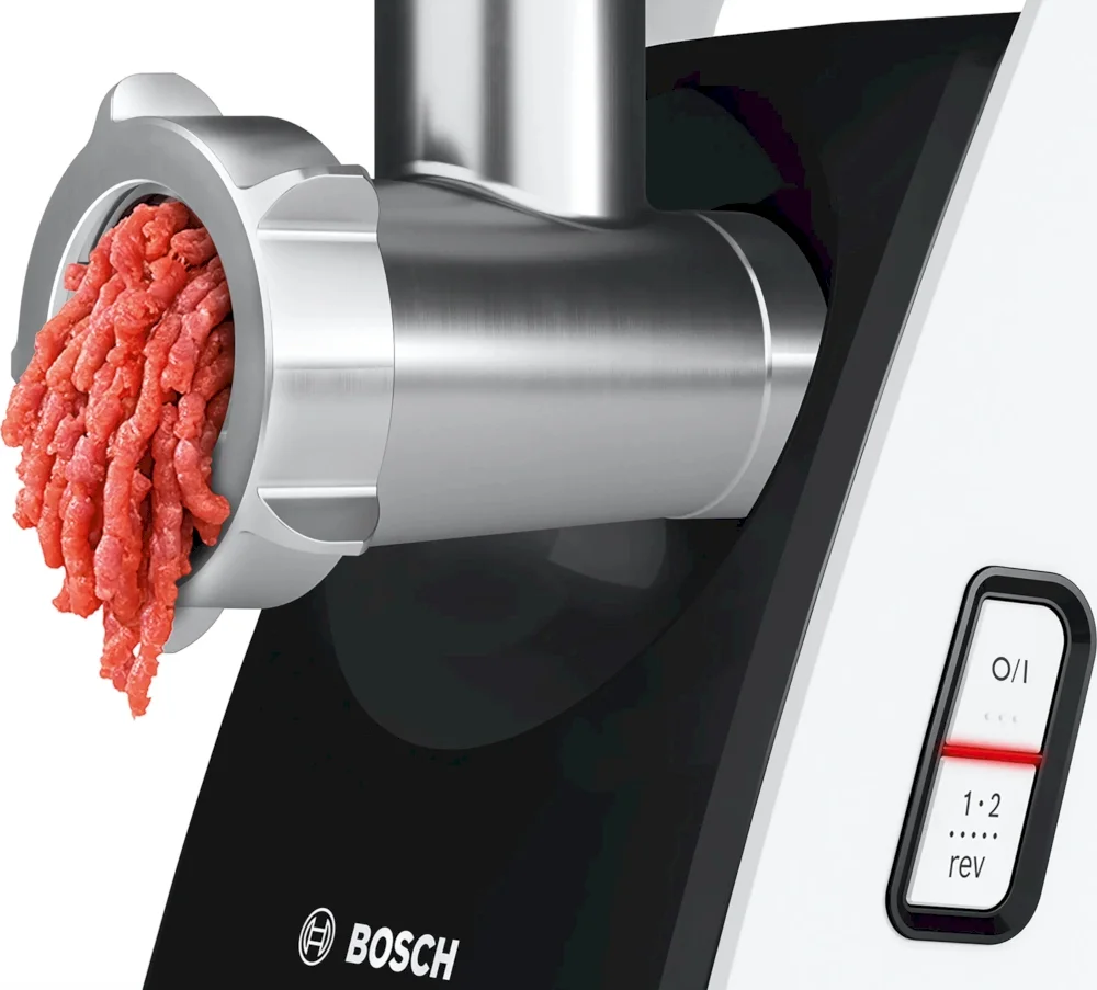 Мясорубка Bosch MFW3X14W (2000 Вт/ 2,5 кг/мин/ реверс/ белый)-8
