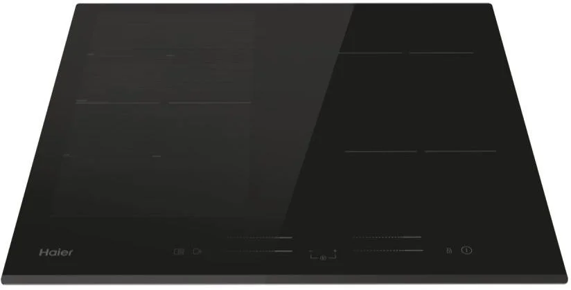 Поверхность индукционная Haier HAFRSJ64MB1 (SERIES 4 / черный / закаленное стекло / 4 конфорки / Wi-Fi + Bluetooth / I-Flex / таймер / 7 кВт)-0
