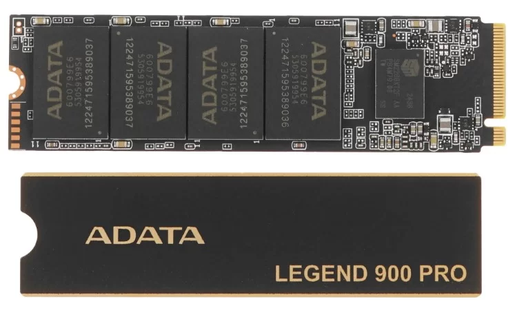 Жесткий диск SSD M.2 2TB ADATA LEGEND 900 PRO (PCI-E 4x4)  R7400/W6500Mb/s SLEG-900P-2TCS M.2 2280-0