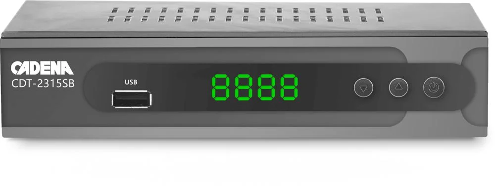 Приемник цифровой эфирный DVB-T2 Cadena CDT-2315SB-0