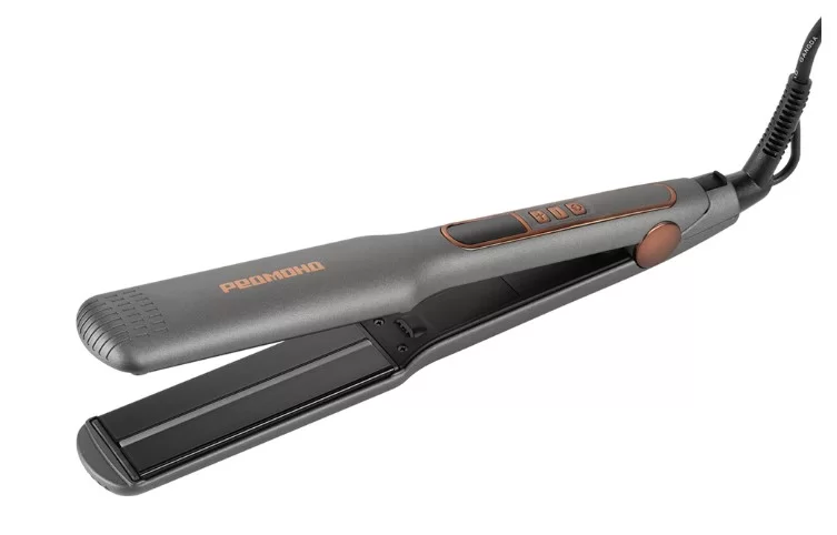 Выпрямитель для волос Redmond HS1719 (серый / 65 Вт / нагрев до 240 °C / покрытие - керамическое, турмалиновое / ионизация, автоотключение)-0