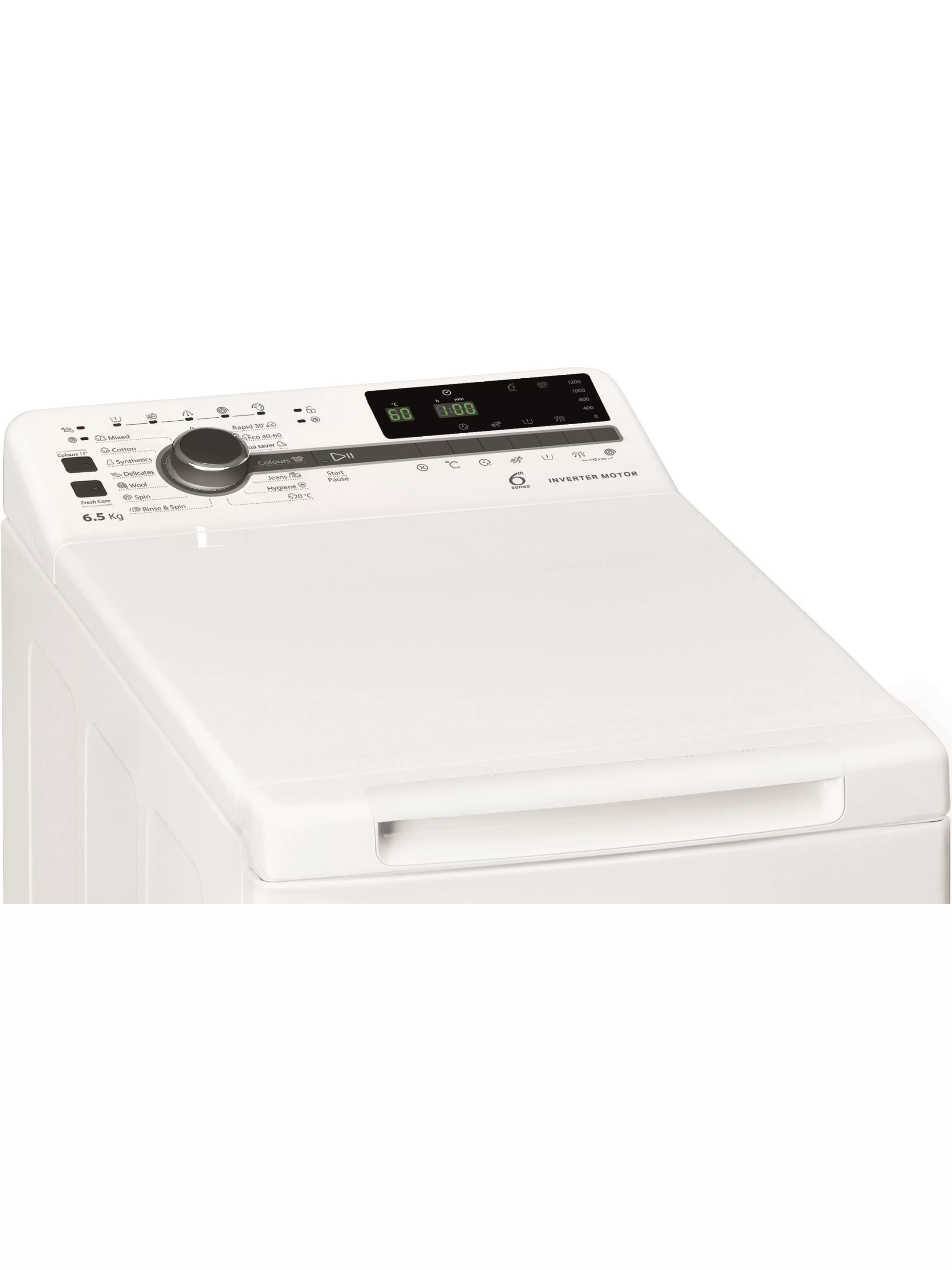 Стиральная машина вертикальная Whirlpool TDLRB 65261BS EU/N (60см / 6,5кг / 1200об / FreshCare / 6th SENSE)-4