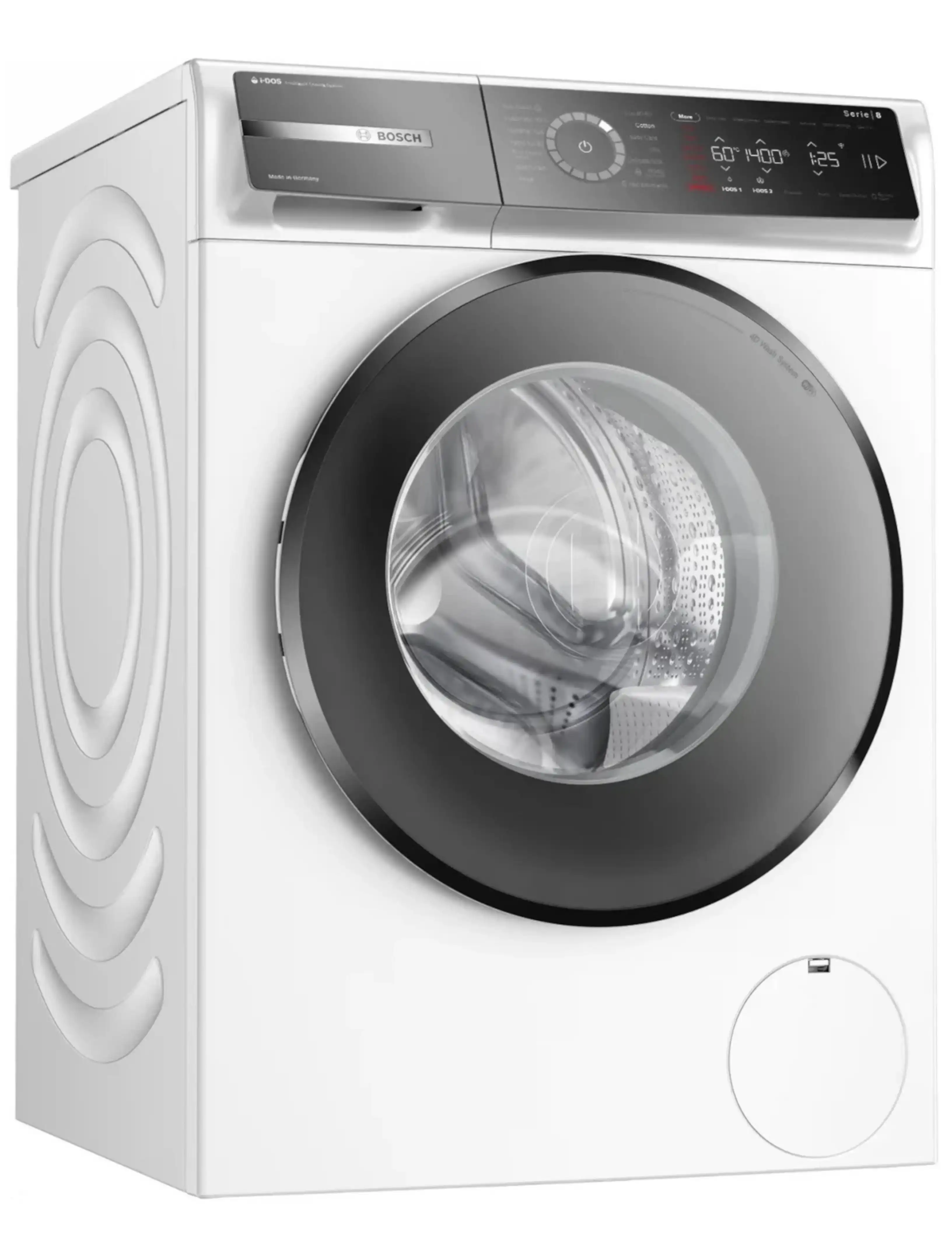 Стиральная машина Bosch WGB244A0SN (Serie8 / 59-64,8см / 9кг / 1400об / пар / i-DOS / SpeedPerfect / ActiveWater Plus / A+++)-1