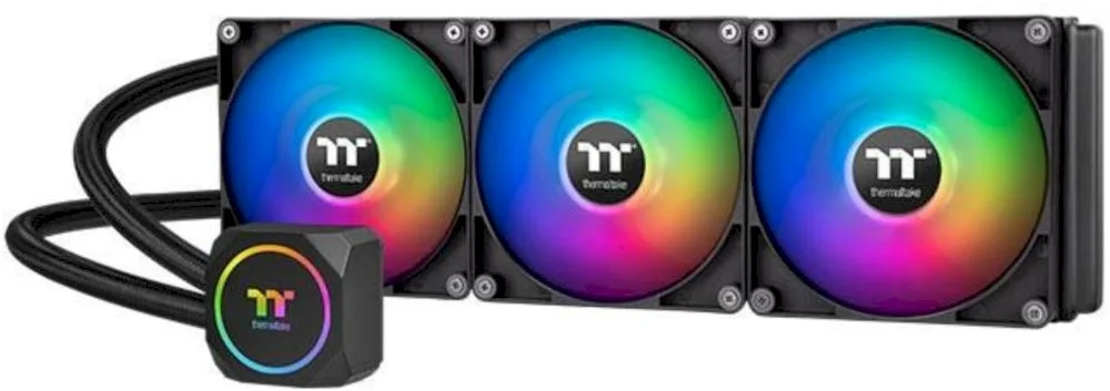 Водяное охлаждение Thermaltake TH420 ARGB Sync AIO Liquid Cooler для Intel LGA 1700/115x/775  AMD FMx/AMx (CL-W367-PL14SW-A)-0