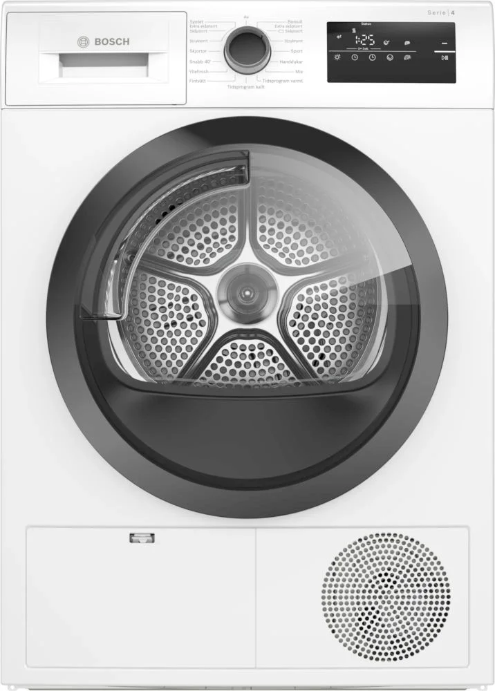 Сушильная машина с тепловым насосом Bosch WTH85VB8SN (Serie4 / 60см / 8кг / AutoDry / SensitiveDrying / AntiVibration )-0