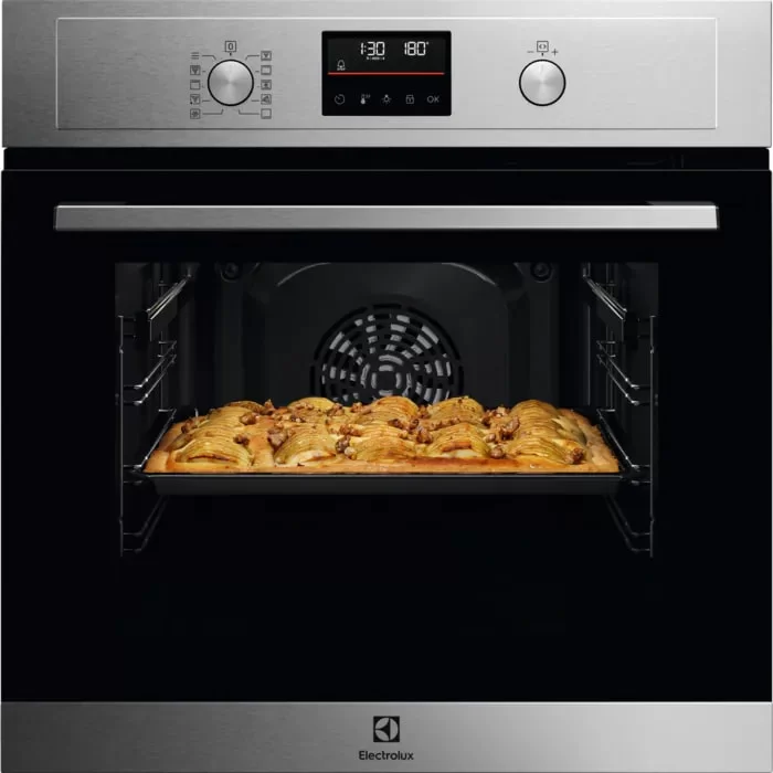 Духовой шкаф Electrolux EOH4P56BX (SurroundCook 300 / 65л / до 250°C / Нерж.сталь / Пиролиз / телескоп. напр. (x1))-0