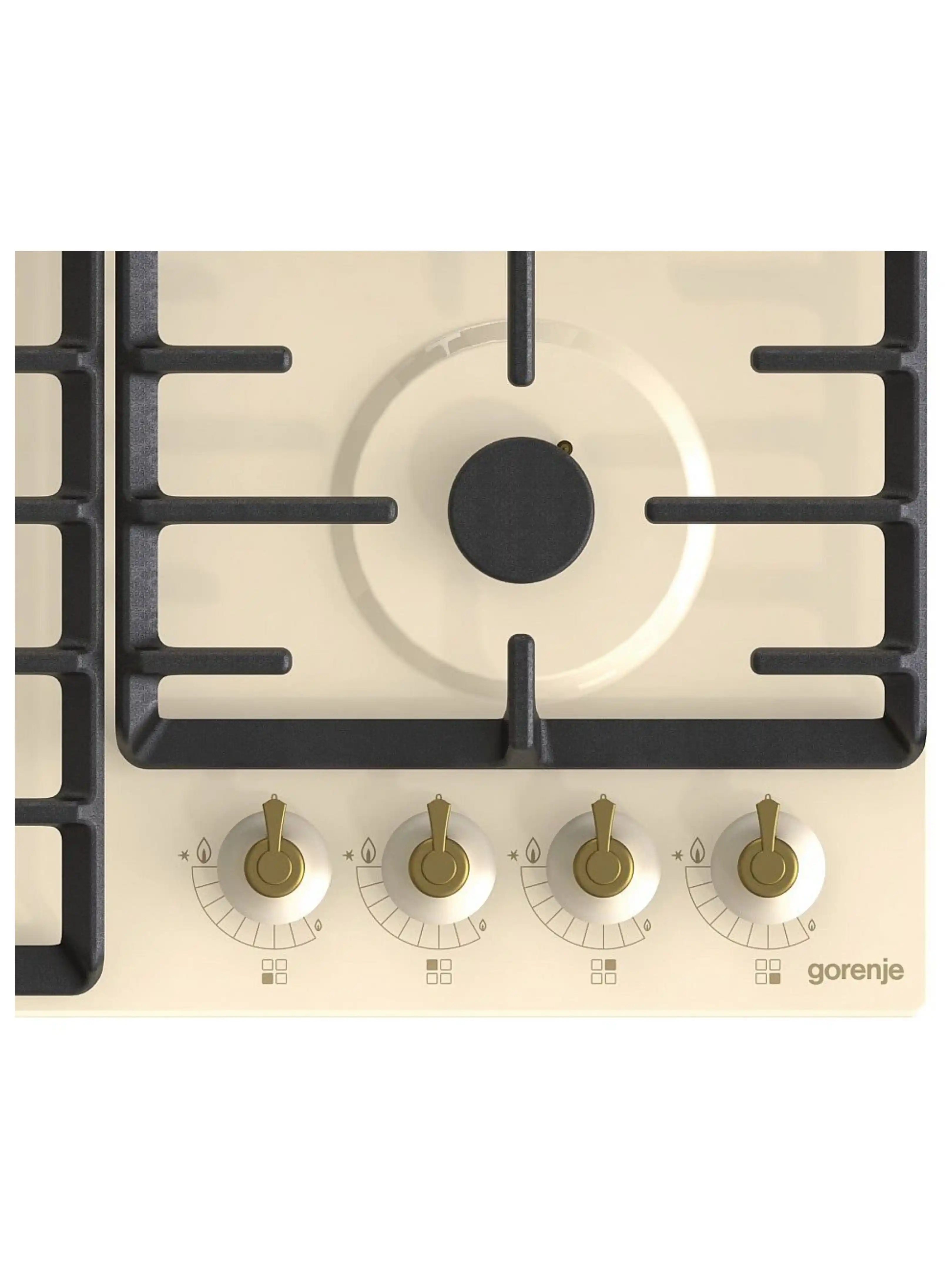 Поверхность газовая Gorenje GW642CLI (Classico / беж / эмаль / чугун / WOK)-2