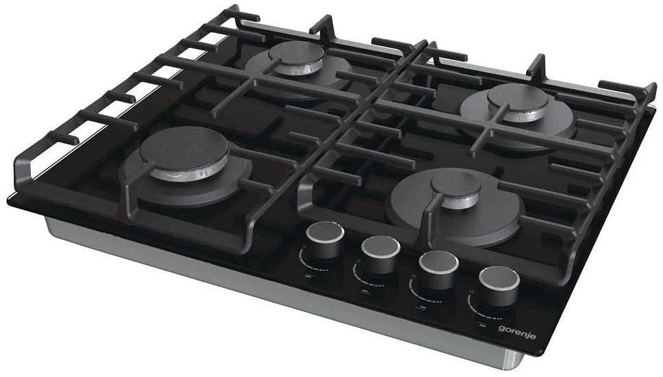 Поверхность газовая Gorenje GT642AB (Advanced / Черное стекло / чугун реш ProGrid / BigSurface)-2