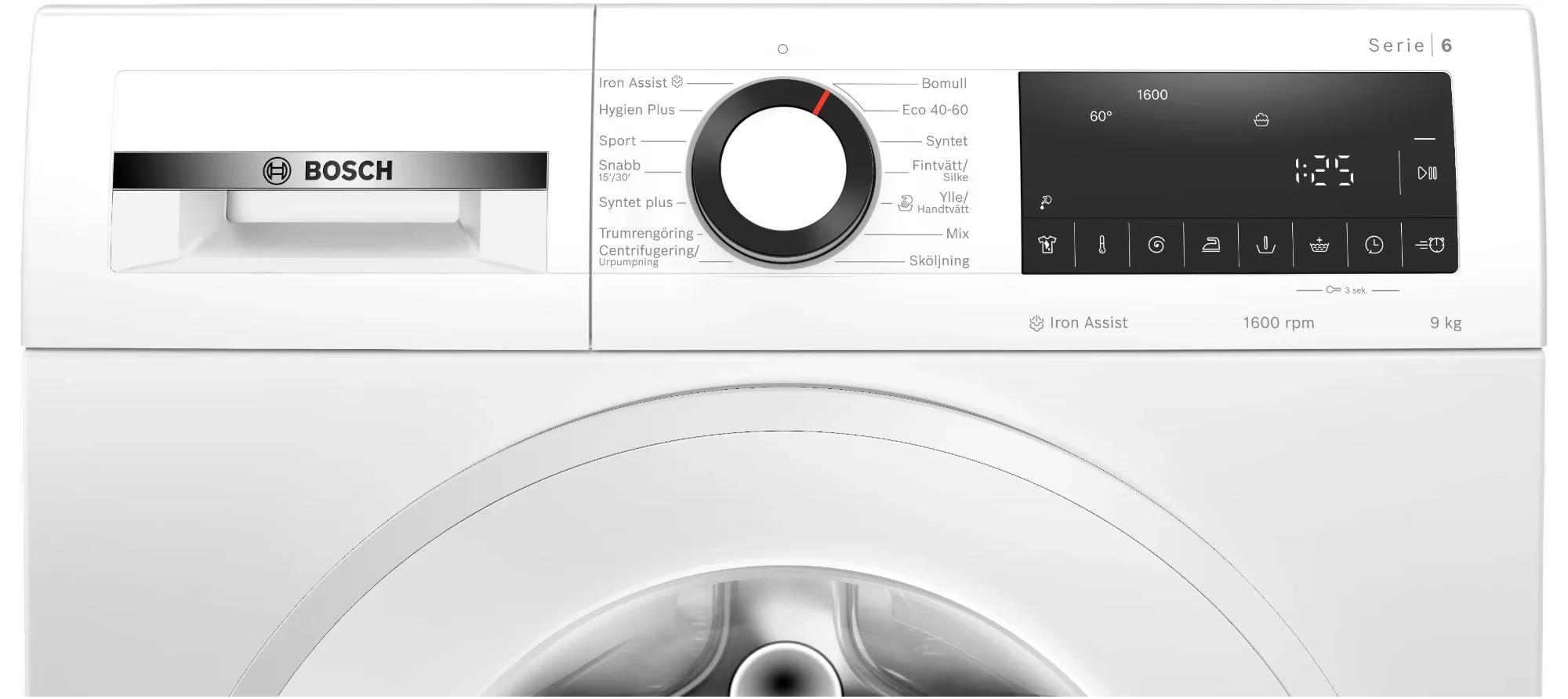Стиральная машина Bosch WGG246Z1SN (Serie6 / 59-63,6см / 9кг / 1600об / SpeedPerfect / EcoSilence Drive / SpeedPerfect / A+++)-3