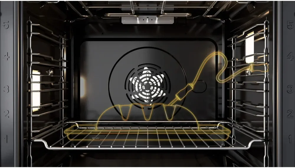 Духовой шкаф Whirlpool W9 OM2 4MS2H (73 л / до 250 °C / Нерж.сталь и стекло / SmartClean (очистка паром) / Гриль / Телескоп. напр. / A+)-4