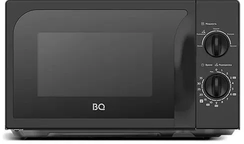 Микроволновая печь BQ MWO 20007SM (20 л, 700 Вт, переключатели поворотный механизм, черный)-0