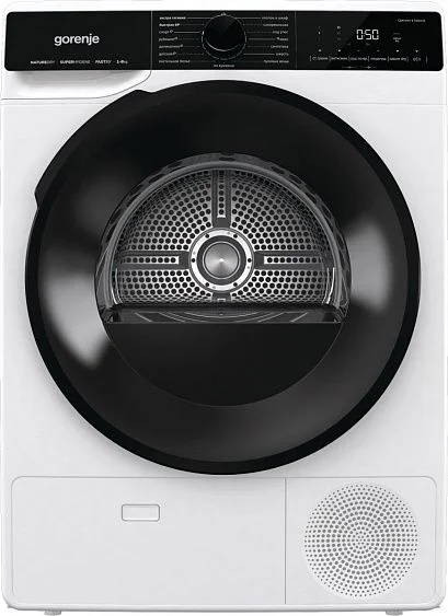 Сушильная машина с тепловым насосом Gorenje DPNA82WIFI/C (Essential / 62.5 см / 8кг / AntiCrease / StableTech / Wi-Fi / A++)-0