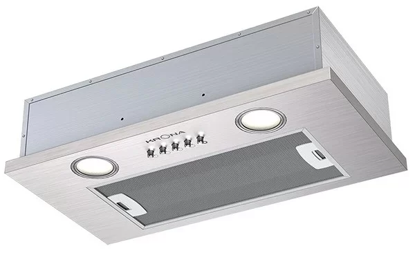 Вытяжка полновстраиваемая KRONA SELINA 600 inox PB (715 м³/ч / 70 Вт / LED освещение 2x2 Вт/ ширина - 52 см / нерж. сталь)-0