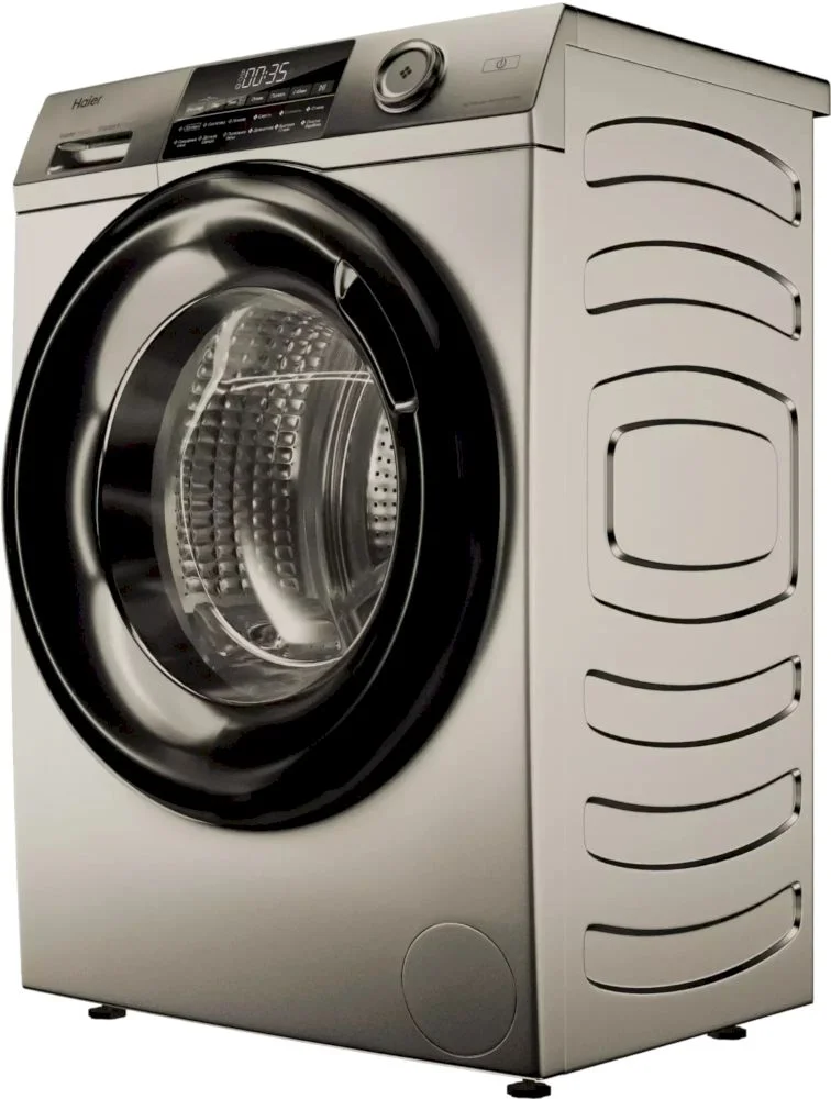 Стиральная машина Haier HW70-BP12959G (46 см / 7кг / 1200об / пар / Smart Dual Spray / Invertor / A+++ / Золото)-1