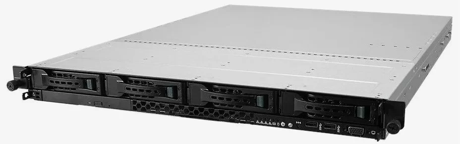 Серверная платформа ASUS <RS300-E10-PS4> 1U RACK-0